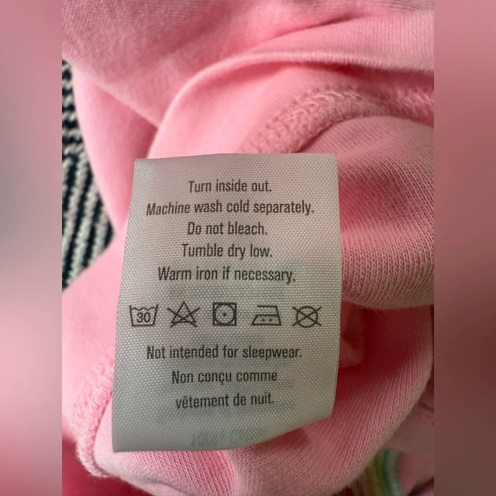 🌈 Gymboree Newborn Hoodie – Size 3–6 Months (Pink Rainbow)